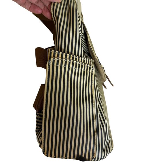 Babymel Robyn Nappy Convertible Diaper Bag Backpack Tote Stripe bv - Picture 10 of 11